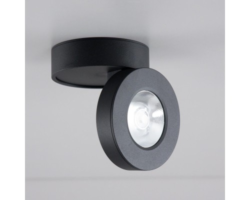 CL558031N Стамп Черный Св-к Накладной 10W*4000K