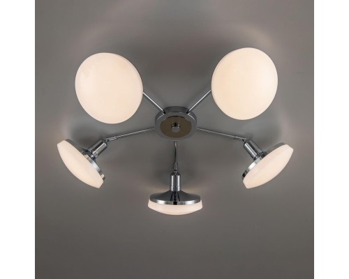 Потолочная светодиодная люстра Citilux CL716251Wz Тамбо 60 Вт 3000K Хром