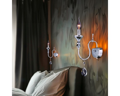 Бра с выключателем Citilux CL437311 Рига Хром