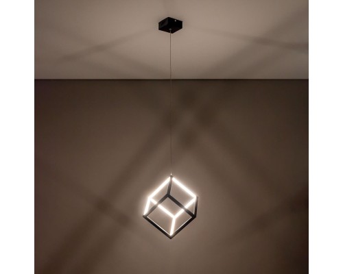 Подвесной светодиодный светильник Citilux CL719201 Куб 30 Вт 4000K Черный