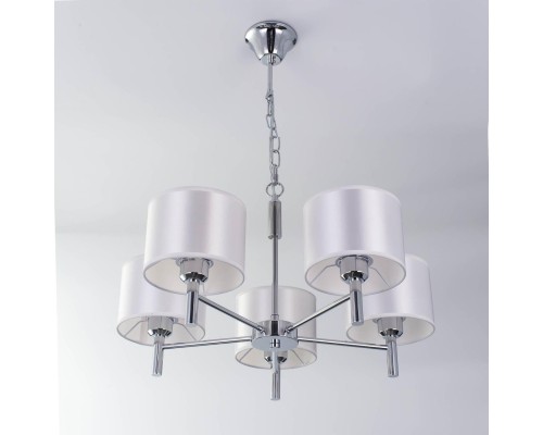 Подвесная люстра Citilux CL463150 Аврора Хром + Белый