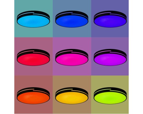 CL72470GL1 Купер Лайн Черный Св-к Потол. с RGB