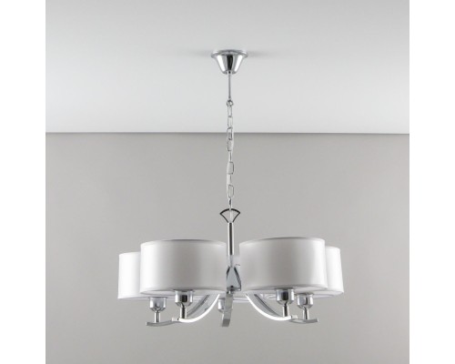 CL466150 Эвита Хром+Белый Св-к Люстра