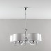 CL466150 Эвита Хром+Белый Св-к Люстра