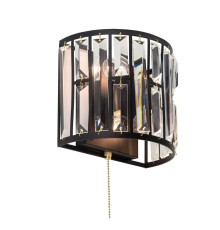 Хрустальное бра Citilux CL331321 Гермес Венге (коричневый)