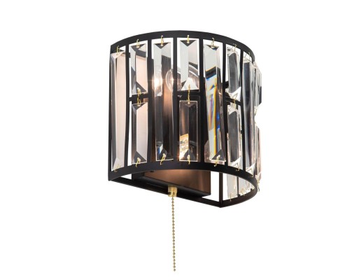 Хрустальное бра Citilux CL331321 Гермес Венге (коричневый)