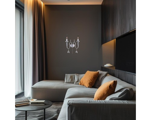 Бра с выключателем Citilux CL437321 Рига Хром