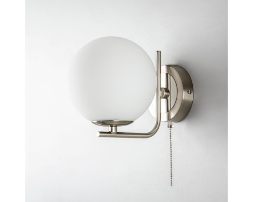 CL102314 Томми Хром Мат.+ Белый Св-к Бра