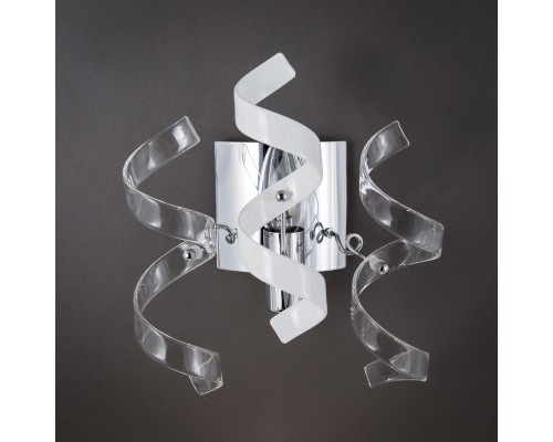 Бра Citilux CL222321 Рандом Хром+Прозрачный+Белая