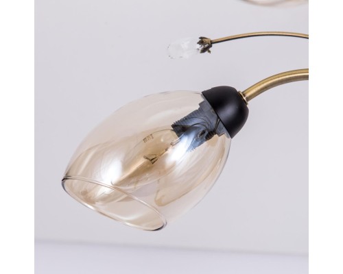 CL108155 Комета Бронза+Дымч. Св-к Люстра