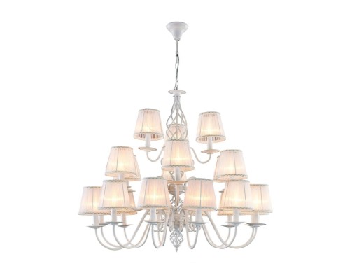 Подвесная люстра Citilux CL427250 Ровена 12 Белая