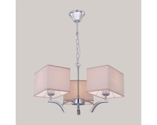 Подвесная люстра Citilux CL460231 Эвора Квадро Хром+Песочный