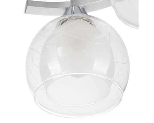 Потолочная люстра Citilux CL157162 Буги Алюминий+Хром