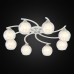 CL152180 Кристи Белый+Хром Св-к Люстра
