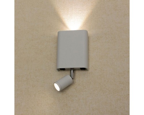 Настенный светодиодный светильник с лампой для чтения Citilux CL704410 Декарт 6Вт 3000К