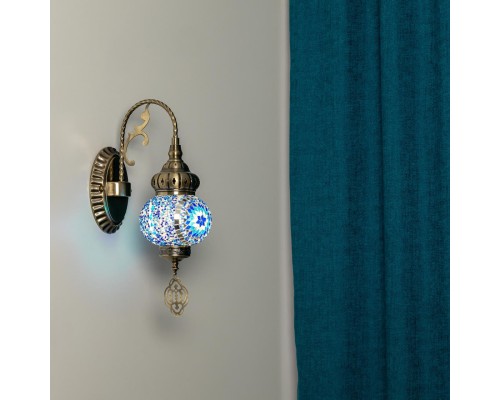 CL419316 Каир Мозаика Синяя Бра