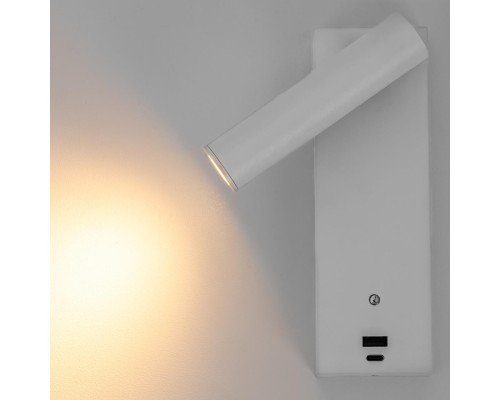 CL704430 Декарт Белый Св-к Настенный с USB