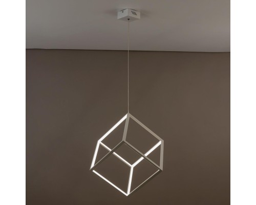 Подвесной светодиодный светильник Citilux CL719300 Куб 40 Вт 4000K Белый