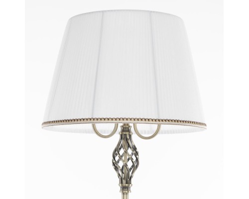 CL402930 Вена Бронза+Белый Торшер