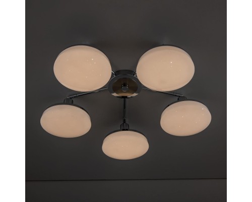 Потолочная светодиодная люстра Citilux CL716251Wz Тамбо 60 Вт 3000K Хром