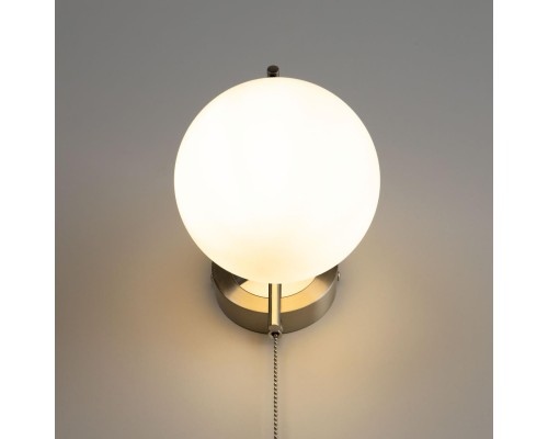 CL102314 Томми Хром Мат.+ Белый Св-к Бра