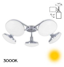 Потолочная светодиодная люстра Citilux CL716251Wz Тамбо 60 Вт 3000K Хром