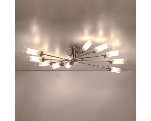 Потолочная люстра Citilux CL109101 Хеликс Хром матовый+Хром