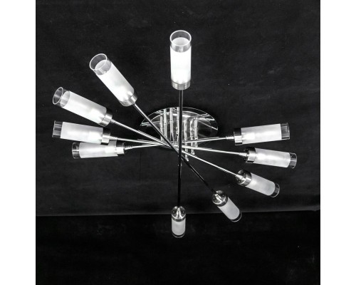 Потолочная люстра Citilux CL109101 Хеликс Хром матовый+Хром