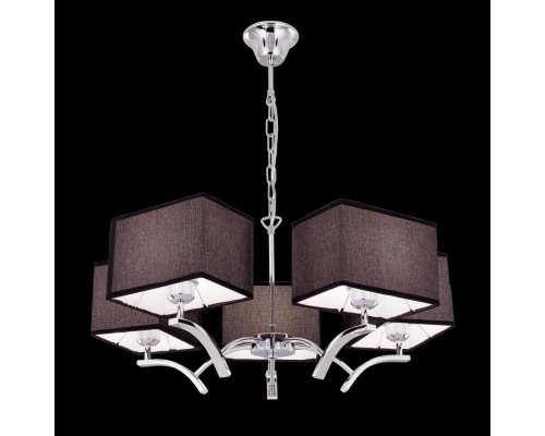 Подвесная люстра Citilux CL460252 Эвора Квадро Хром+Черный