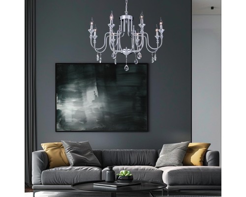 Подвесная люстра Citilux CL437181 Рига Хром