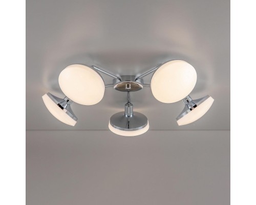 Потолочная светодиодная люстра Citilux CL716251Wz Тамбо 60 Вт 3000K Хром