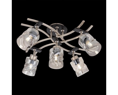 CL142155 Мерида Хр.Мат+Дымч Св-к Люстра