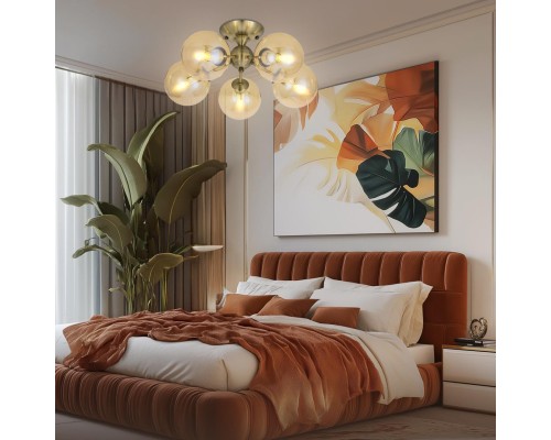 CL102153 Томми Бронза Св-к Люстра