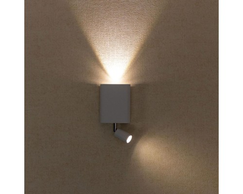 Настенный светодиодный светильник с лампой для чтения Citilux CL704410 Декарт 6Вт 3000К