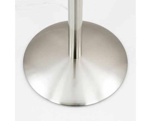 CL102934 Томми Хром Мат.+ Белый Св-к Торшер