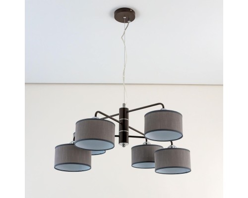 CL428261 Форма Кофе+Серый Св-к Люстра