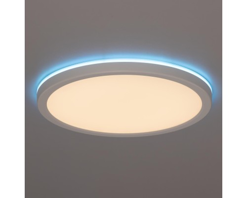 CL738240EL Бейсик Лайн Белый Св-к с пультом LED+RGB 30W