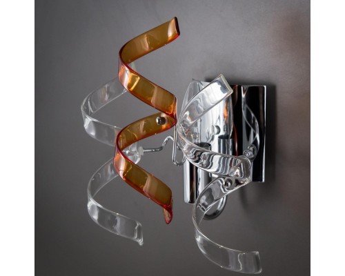 Бра Citilux CL222322 Рандом Хром+Прозрачный+Янтарный