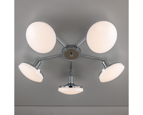 Потолочная светодиодная люстра Citilux CL716251Wz Тамбо 60 Вт 3000K Хром