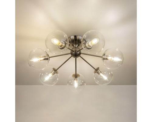 CL102171 Томми Хром Мат. Св-к Люстра