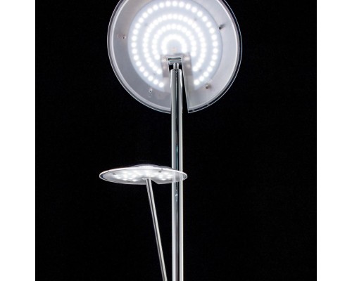 Торшер светодиодный с лампой для чтения Citilux CL802001 Дискус 18Вт + 5Вт с диммером 3000К