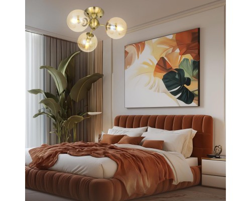 CL102133 Томми Бронза Св-к Люстра