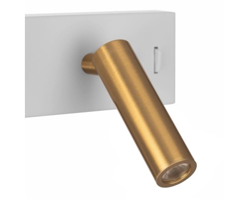 CL704450 Декарт Белый+Бронза Св-к Настенный