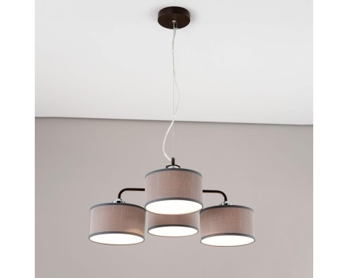 CL428241 Форма Кофе+Серый Св-к Люстра