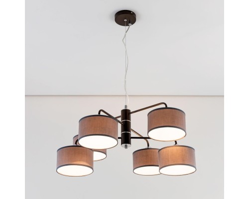 CL428261 Форма Кофе+Серый Св-к Люстра