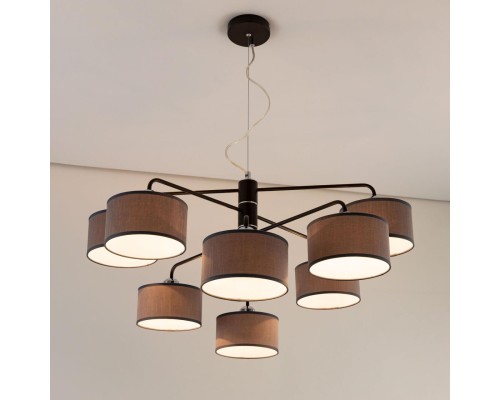 CL428281 Форма Кофе+Серый Св-к Люстра