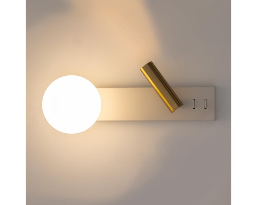 CL704450 Декарт Белый+Бронза Св-к Настенный