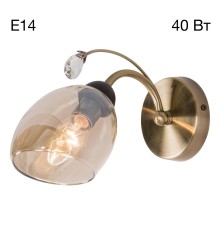 Бра Citilux Комета CL108315 Бронза+Дымчатый