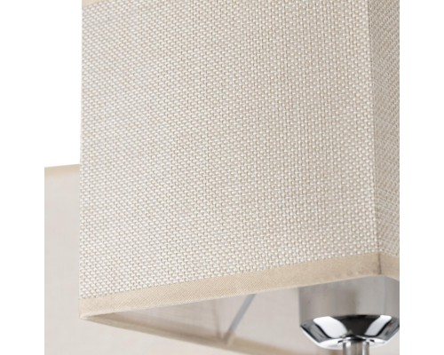 Подвесная люстра Citilux CL460251 Эвора Квадро Хром+Песочный