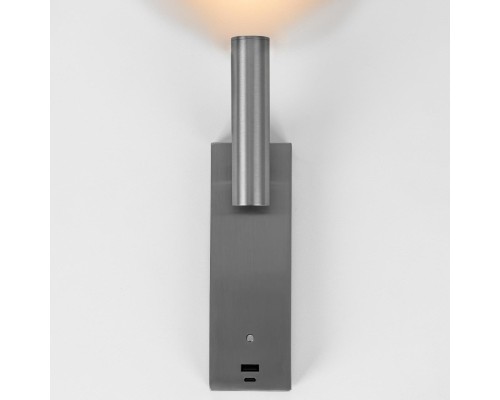 CL704432 Декарт Хром Мат. Св-к Настенный с USB